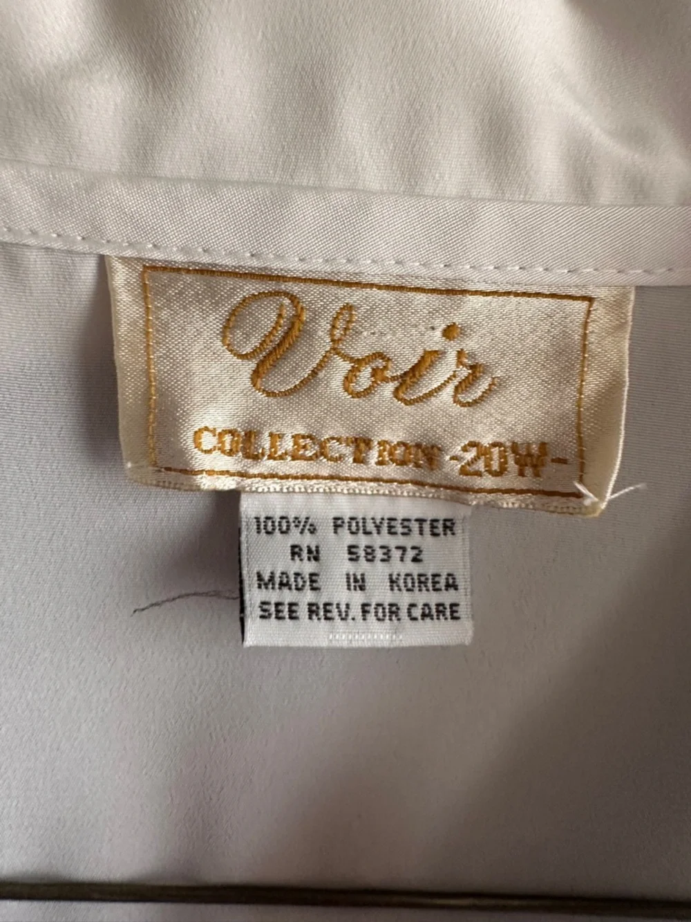 Vintage 80s Set Of 3 Blouses Lace White Cream Victorian Embroidered Women’s 20W - Picture 14 of 14